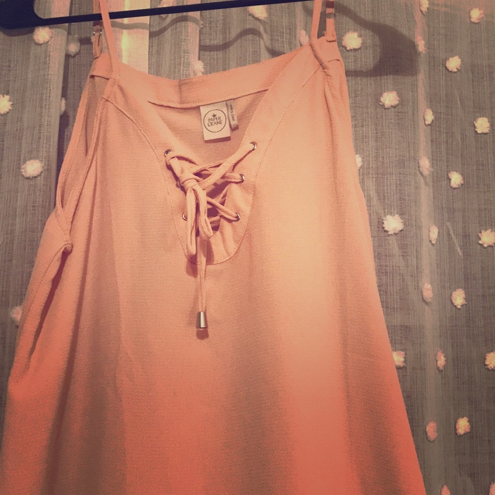 Peach toned tank